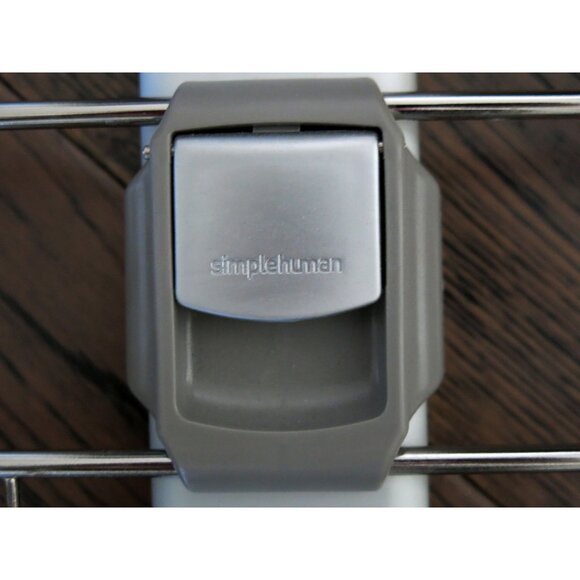 NEW simplehuman Shower Caddy Stainless Steel Anodized Aluminum Adjustable - Picture 3 of 15